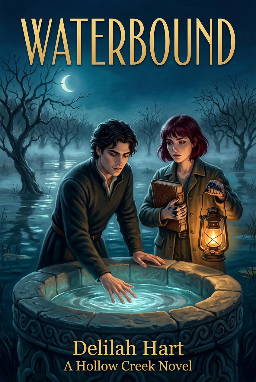 Concept cover for Waterbound: A Hollow Creek Novel by Delilah Hart
